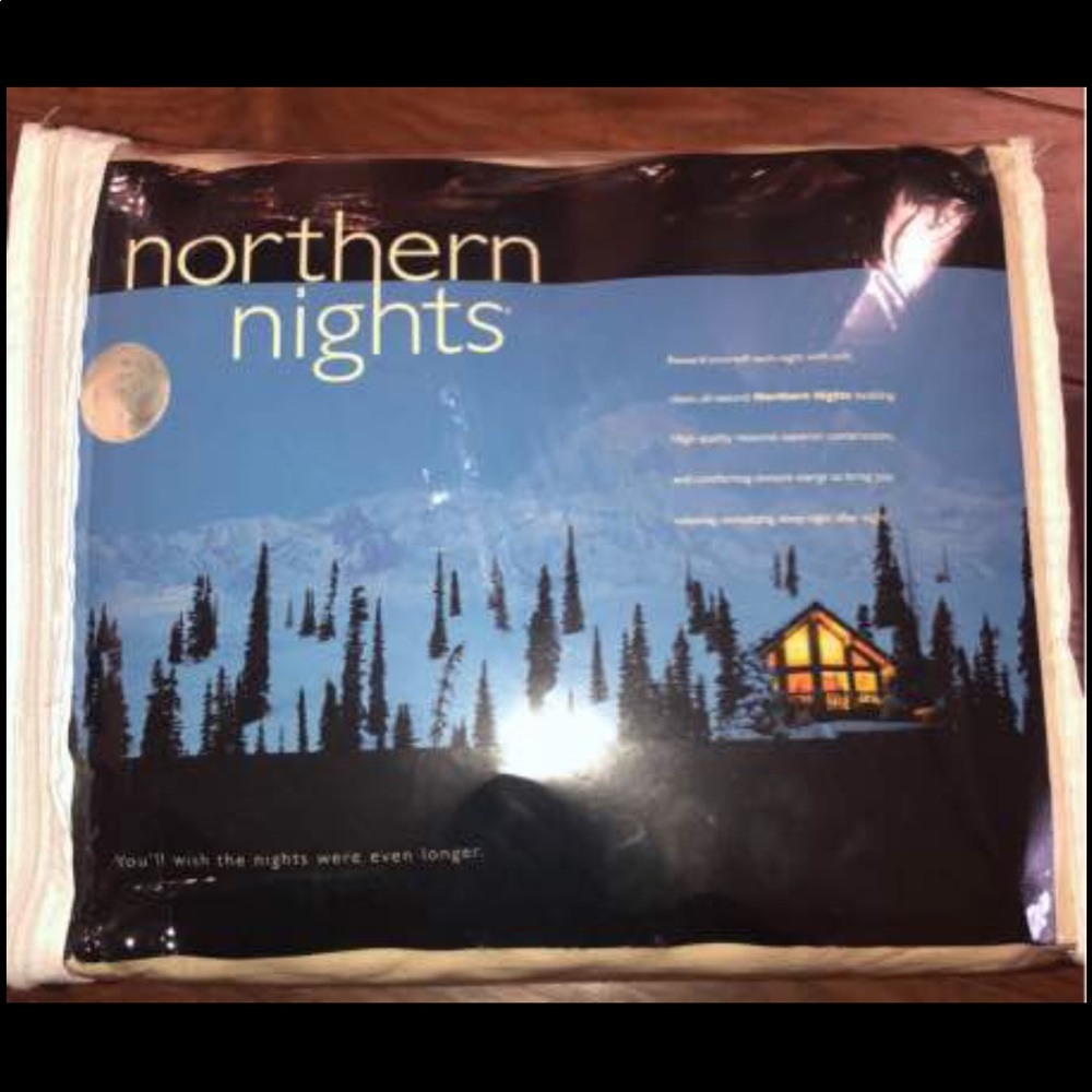 Northern Nights Cashmere King Cream Flannel Sheets